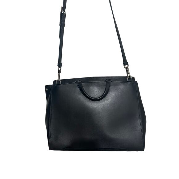 TUMI Mariella Collection Thalia Satchel In Black Calf Leather - Picture 5 of 13